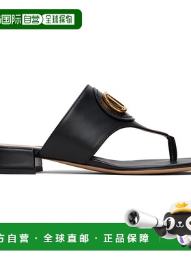 1h可退 香港直邮潮奢 Valentino 华伦天奴 女士 黑色 VLogo Signa