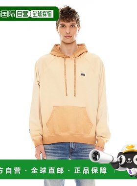 自营 cult of individuality复古红橙色PULLOVER运动衫 美国奥莱