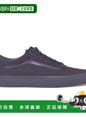 自营Vans Old Skool Black Canvas Shoes - black 美国奥莱直发
