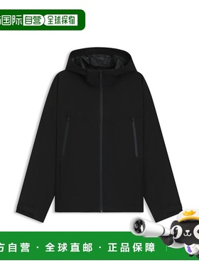 自营 bossGORE-TEX防水风衣夹克，带内拉链口袋-黑色 美国奥莱直