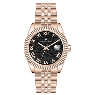 自营Christian Stellar Watch blac Dial Men Sant Van Black