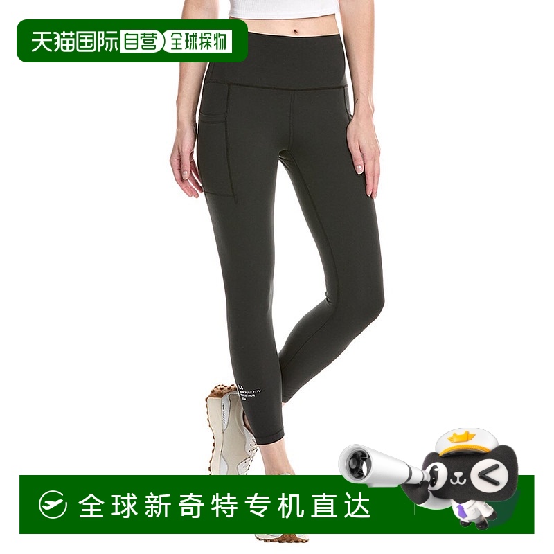 自营 New Balance NYC马拉松NB修身高腰紧身裤-黑色 【美国奥莱】