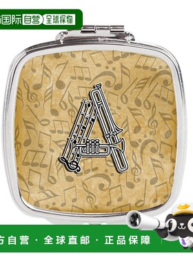 自营 Carolines Treasures CJ2004-ASCM 字母乐器字母小型镜正品