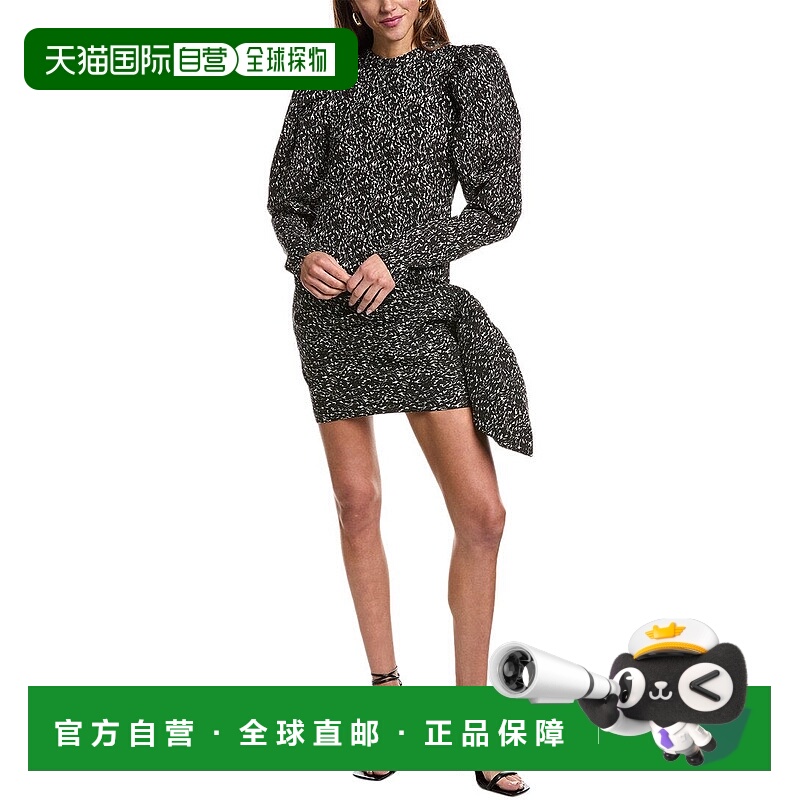 自营IRO奥德尔迷你连衣裙-黑色 美国奥莱直发
