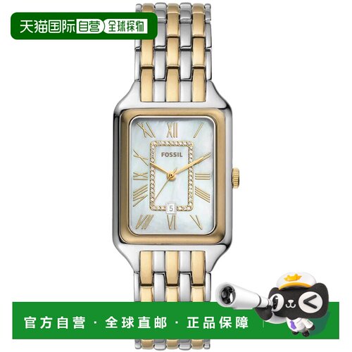 自营Fossil Women's Raquel White MOP Dial Watch - mother of p