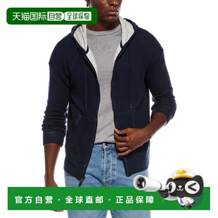 自营John Varvatos Providence连帽衫-蓝色 美国奥莱直发