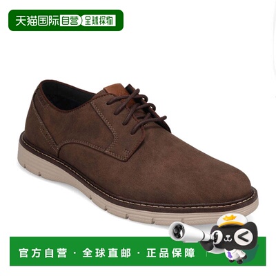 自营Dockers Mens Emil Nubuck Casual Lace-Up Oxford - dark br