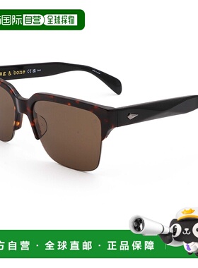 自营 rag & boneRag&Bone男式58毫米哈瓦那太阳镜-哈瓦那 美国奥