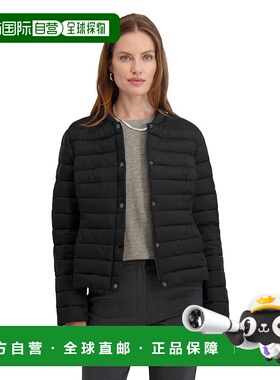 自营TAHARI Women's Lightweight Quilted Stretch Jacket with S