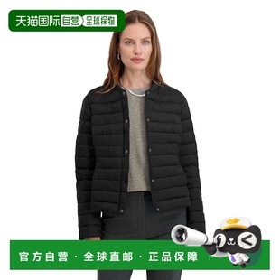 自营TAHARI Women's Lightweight Quilted Stretch Jacket with S