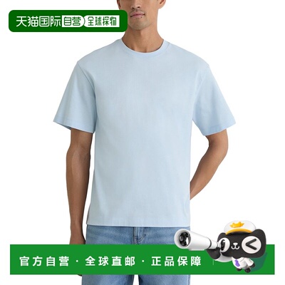自营Reiss Tate大号Crew Ne t恤-蓝色 美国奥莱直发