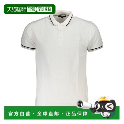 自营Cavalli Class Cotton Men Polo Men's Shirt - white 美国奥