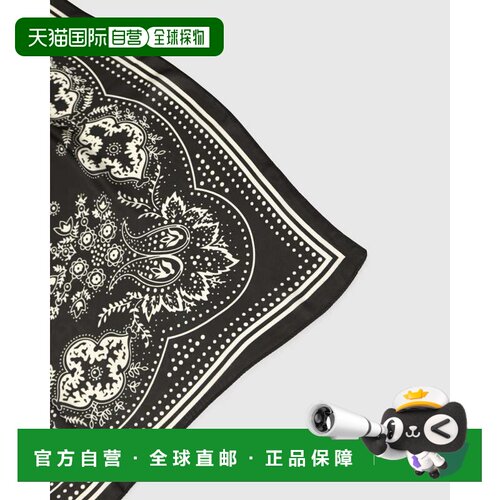 自营belle & bloomLove Not War时尚围巾-黑色 美国奥莱直发