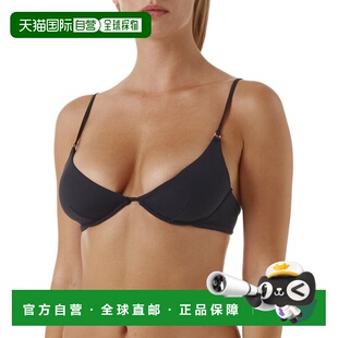 自营 Melissa Odabash Key Largo比基尼上衣-黑色 美国奥莱直发