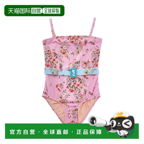 自营PQ Swim Brixtyn Belted One-Piece - pink 美国奥莱直发