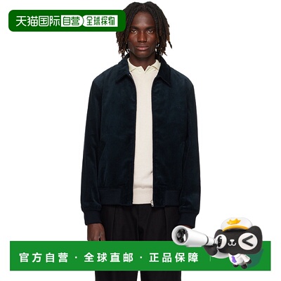 1h可退 香港直邮潮奢 A.P.C. 男士 海军蓝 Gilles 夹克 COHBBM320