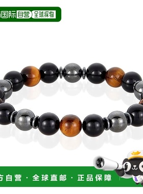 自营 Crucible Los Angeles 10mm Bead Stretch Bracelet Featuri