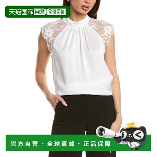 white 自营Vince 美国奥莱直发 Blouse Shoulder Camuto Lace