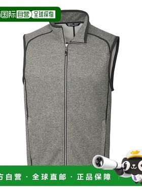 自营 cutter & buckCutter&Buck Mainsail毛衣针织男式全拉链背心