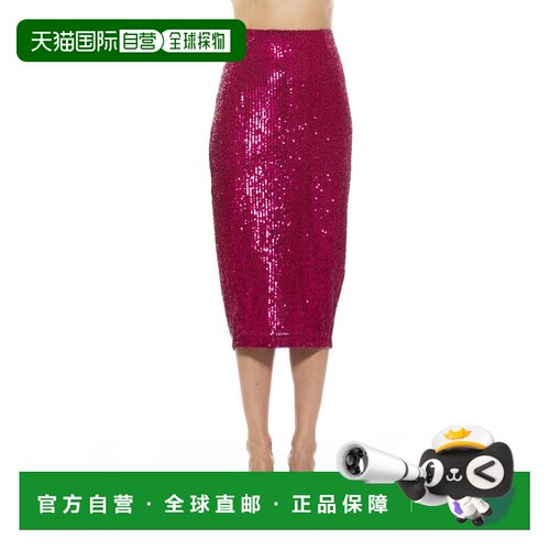 自营alexia admorJayden Sequin Skirt - hot pink 美国奥莱直发