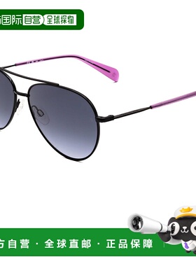 自营 rag & boneRag&Bone中性款58mm黑色太阳镜-黑色 美国奥莱直