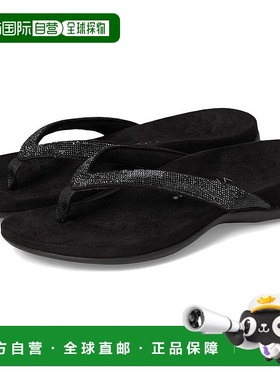 自营Vionic Dillon Shine Sandals Women's Black Rhinestone Sli