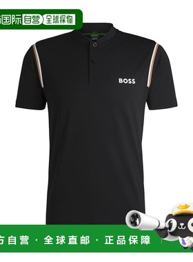 自营bossx Matteo Berrettini active polo shirt with moisture
