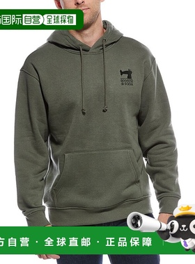 自营Scotch & Soda Fleece Graphic Hoodie - green 美国奥莱直发