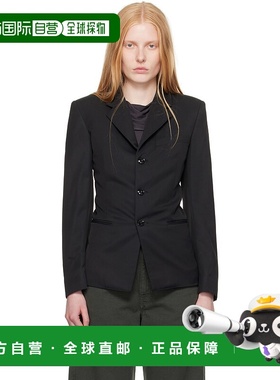 1h可退 香港直邮潮奢 Lemaire 女士 黑色 Single-Breasted Fitted