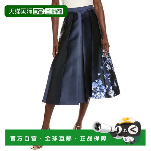自营Kay Unger Beatrice Tea-Length Skirt 美国奥莱直发半身裙