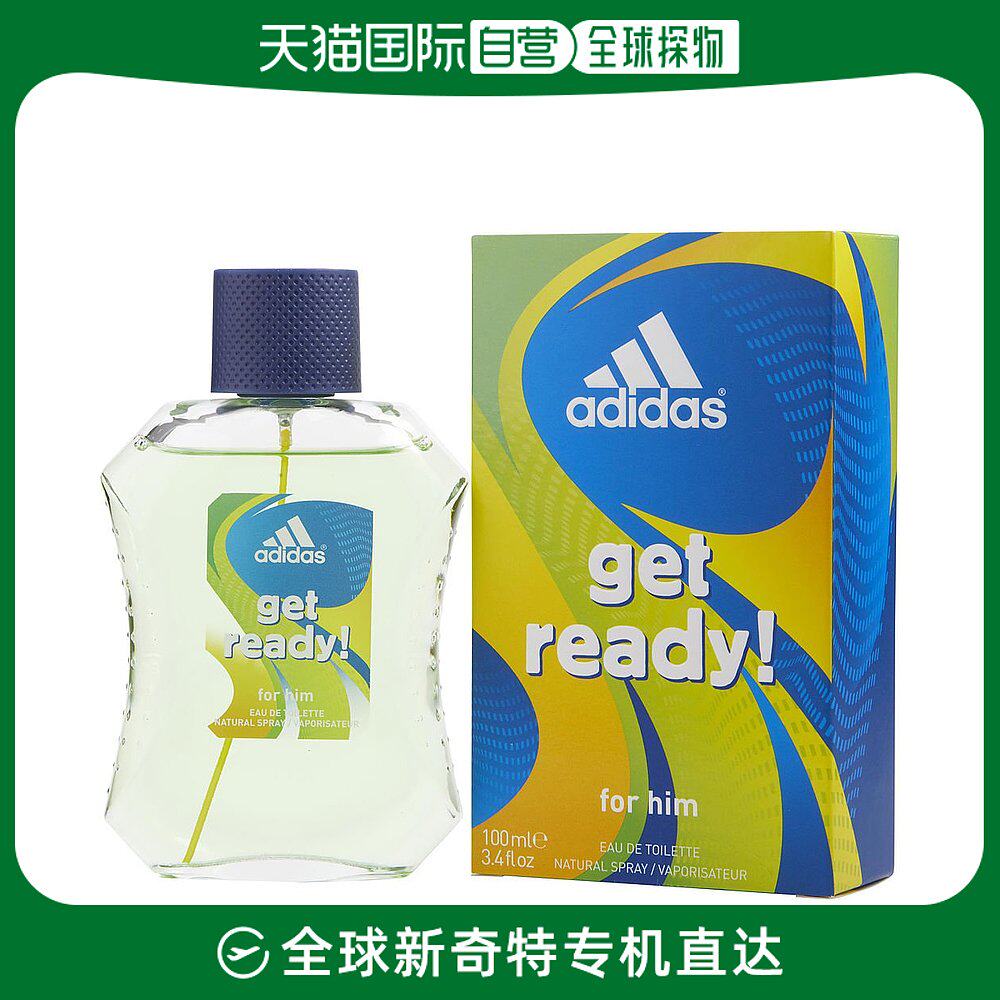 美国直邮adidas Adidas 阿迪达斯 预备男士淡香水 EDT 100ml