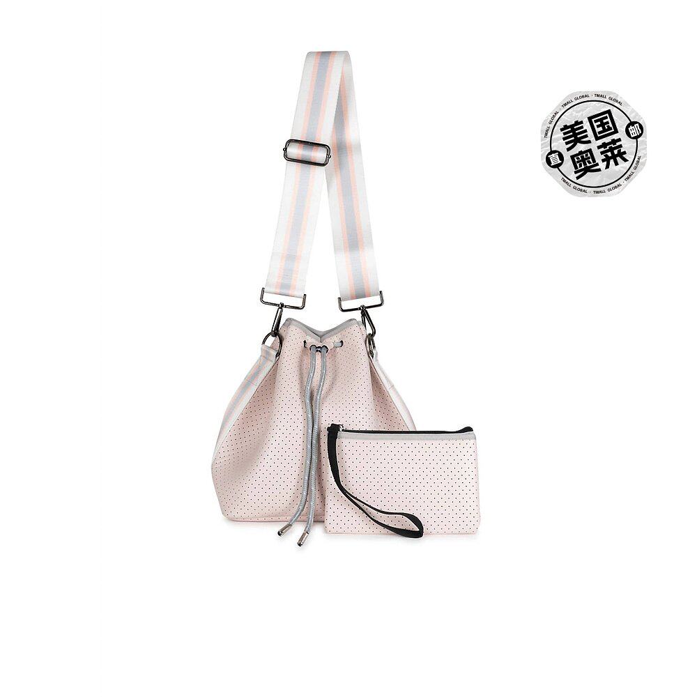 haute shoreWomen's Zoe Neoprene Bucket Bag In Shell - shell