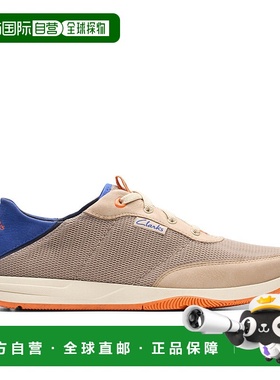 自营Clarks Sailview Sport in Beige Nubuck - sand combination