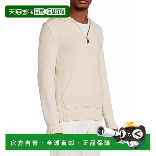 1h可退 【美国直邮】isaia 男士 帽衫运动夹克衫