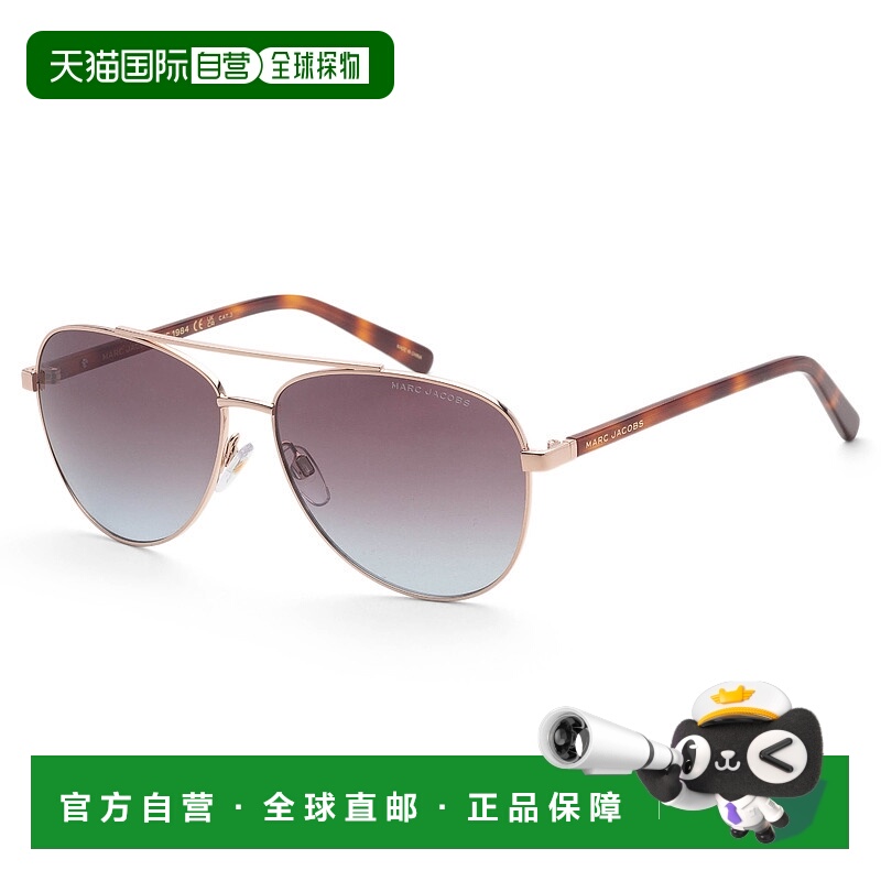 自营 Marc Jacobs女式60mm金色太阳镜-金色哈瓦那 美国奥莱直发