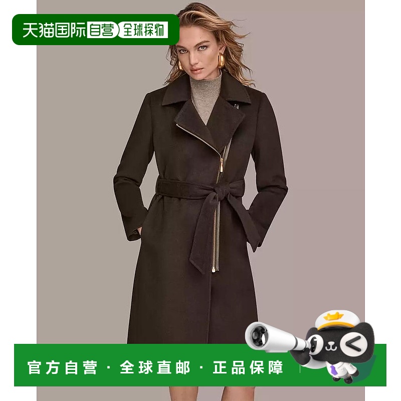 1h可退 【美国直邮】donna karan 女士 大衣羊绒羊毛修身