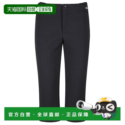 自营victoria beckhamTab Detail Cropped Trouser - black 美国