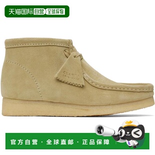 1h可退 【美国直邮】Clarks Originals 驼色 Wallabee 沙漠靴 时