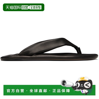 1h可退 香港直邮潮奢 BY FAR 女士 黑色 Dasha 人字拖 23SSDASBLN