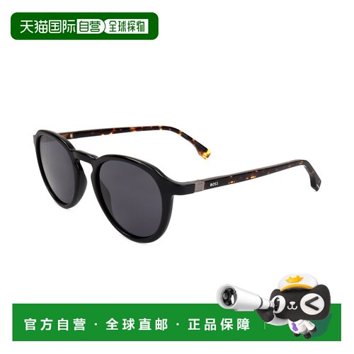 自营Hugo Boss Men's 51 mm Black Havana Sunglasses - black ha