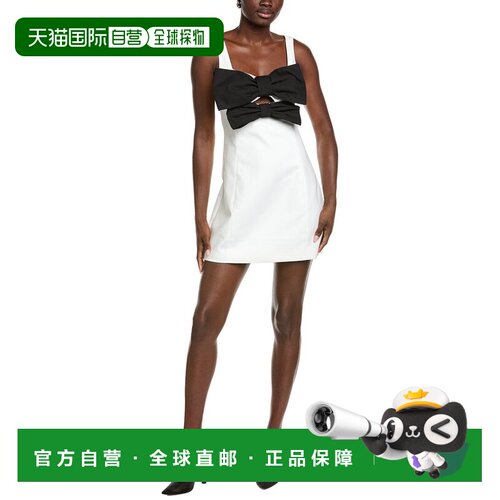 自营Endless Rose Bow Cutout Mini Dress - white 美国奥莱直发