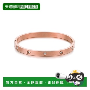 自营adorniaTarnish Resistant 14k Rose Gold Plated Crystal Et