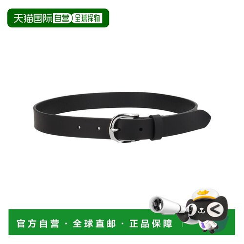自营isabel marant黑色窄皮带-黑色 美国奥莱直发
