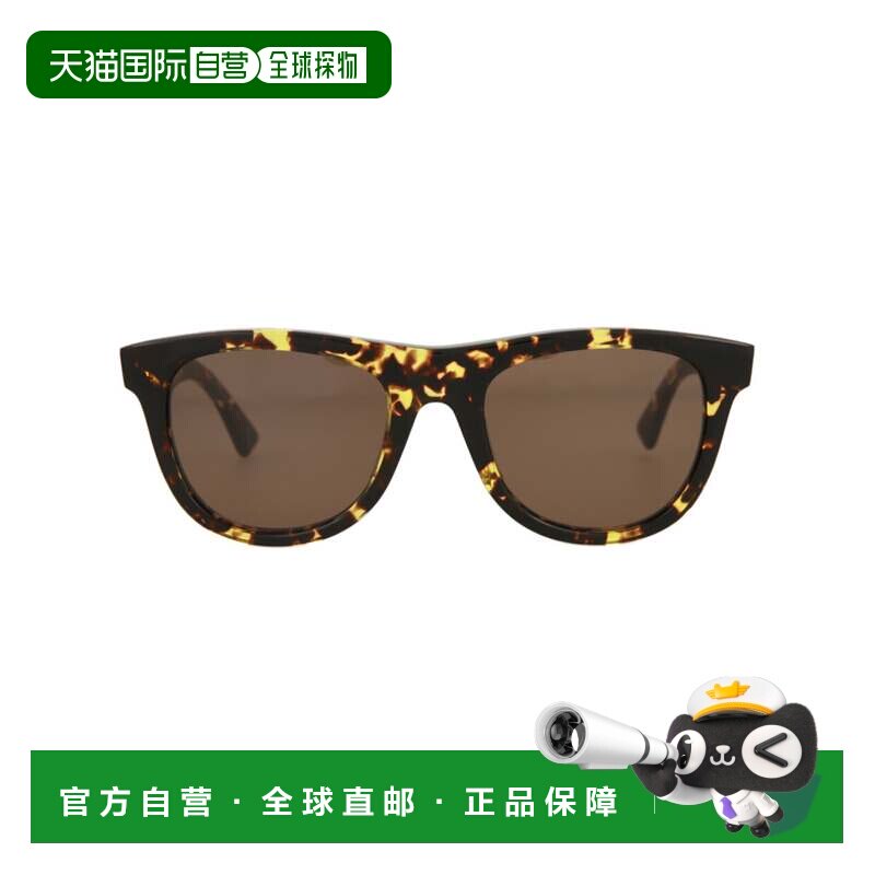 自营bottega veneta圆形镜框醋酸纤维太阳眼镜-multi 美国奥莱直