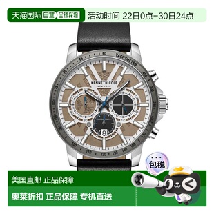 自营Kenneth Cole Men's Classic mm Quartz Watch - grey 美国奥