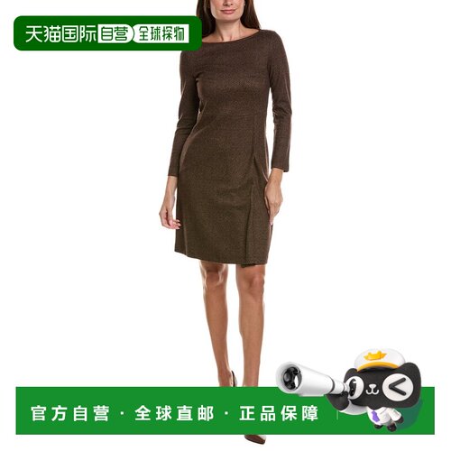 自营weekend max mara周末Max Mara Balocco平织连衣裙-棕色 美国