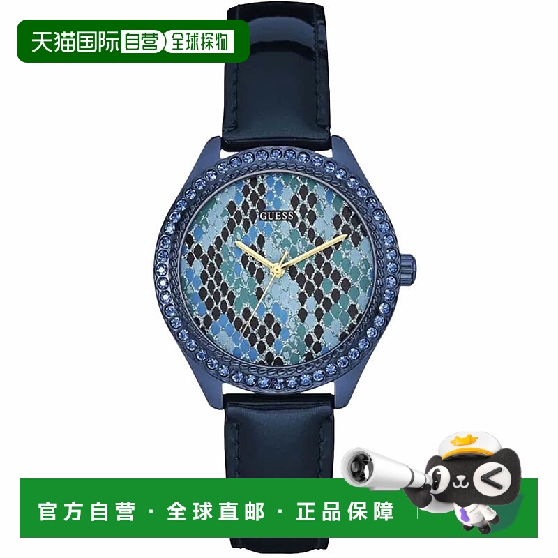 自营Guess女式迷你神秘蓝色表盘手表-蓝色 美国奥莱直发