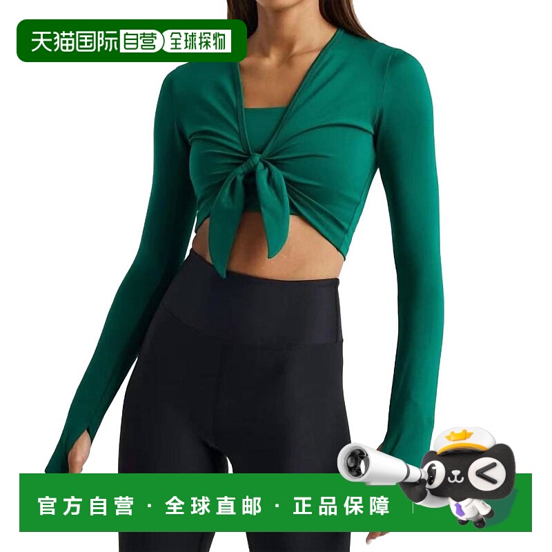 自营 year of ours孔雀石系带长袖上衣 美国奥莱直发