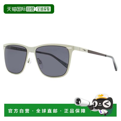 自营Shinola 男式 Arrow Flexon 太阳镜 SH3100SM 046 缎面银色 5