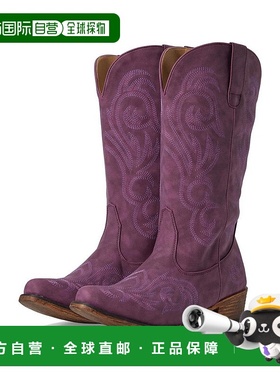 1h可退 【美国直邮】roper女士时装靴高筒高跟潮流时尚透气百搭稳